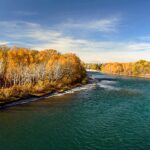 Bow River in autumn