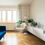Staged living room