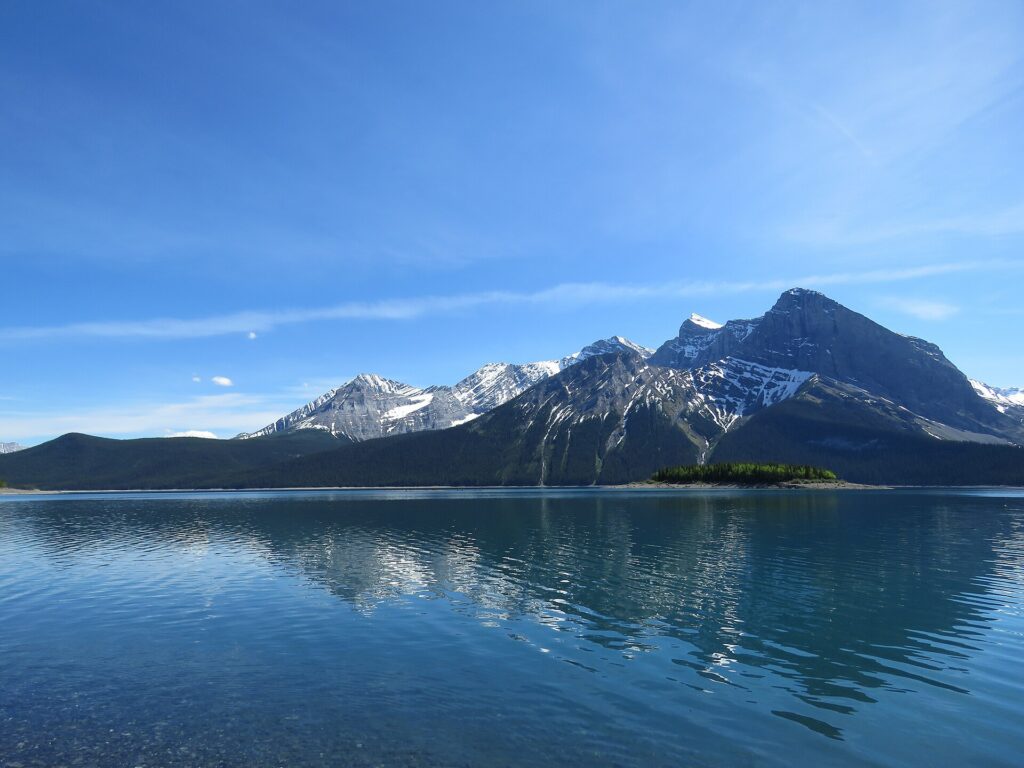 Upper Kananaskis Lake in the Rocky Mountains